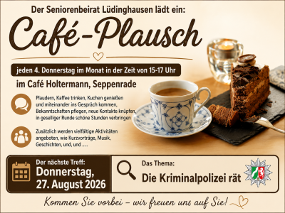 Cafe-Plausch Plakat