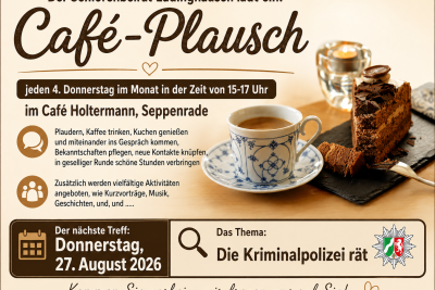Cafe-Plausch Plakat