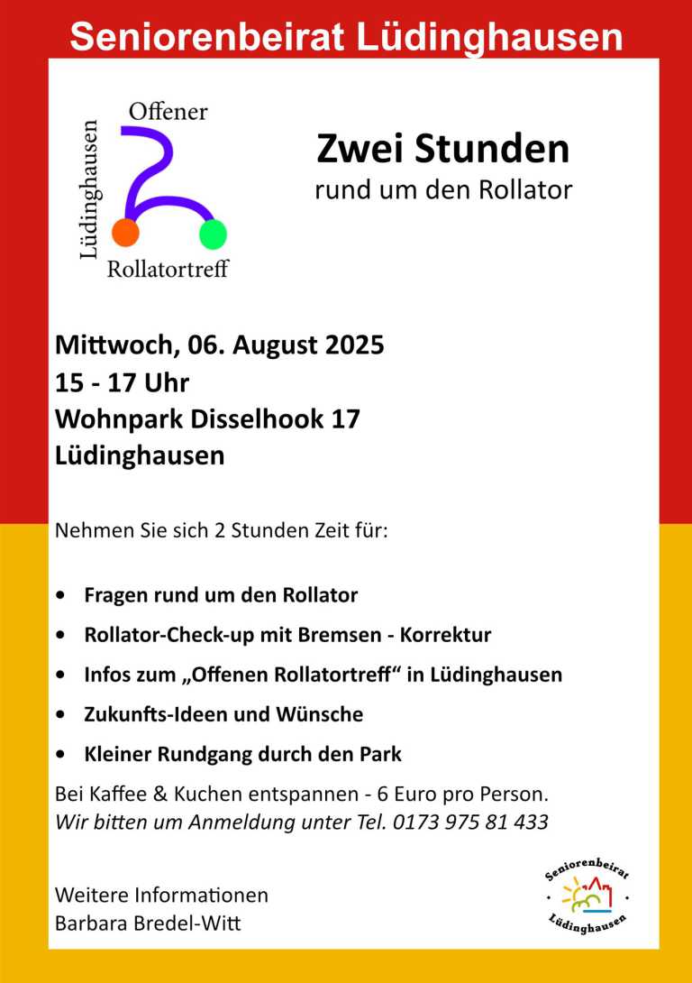 Ankündigung Rollatortag