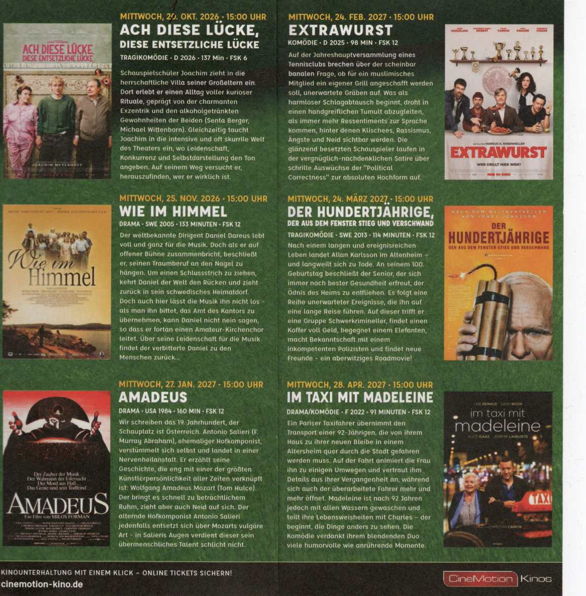 Prgramm 2 Kino Programm Seite 1