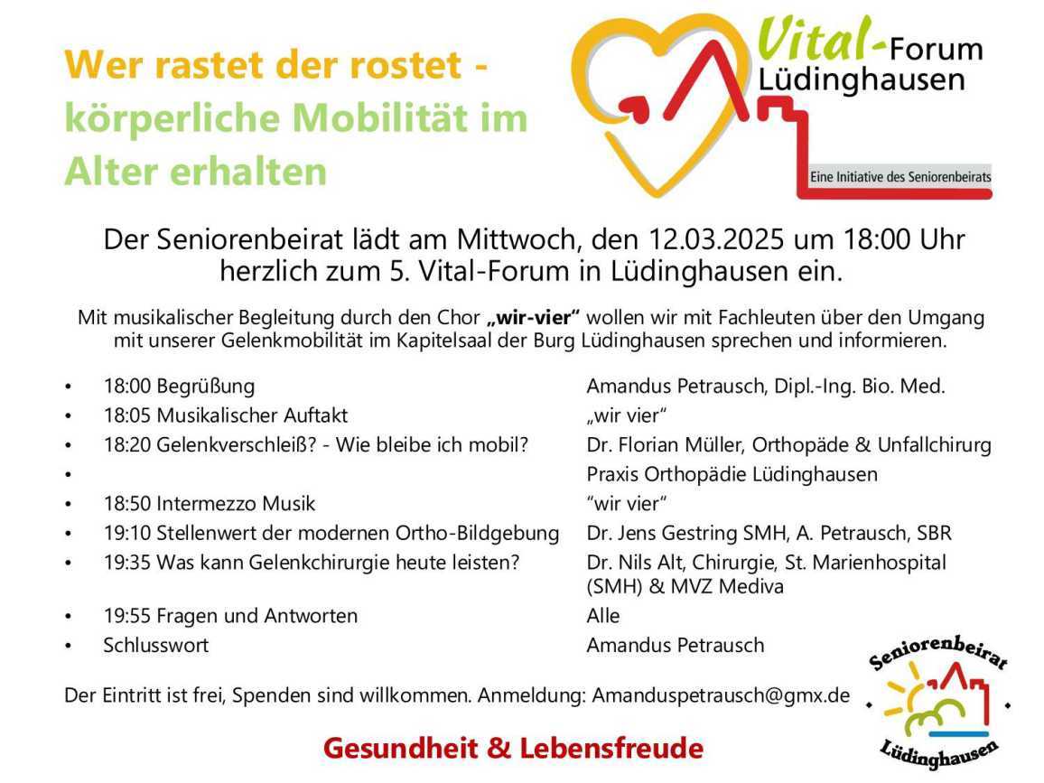 Inhalt Vital Forum Mobilität